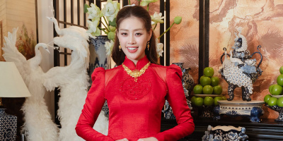 Khánh Vân diện 2 bộ trang sức Trầu Cau trong ngày trọng đại