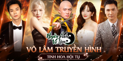 Dàn cast "Giờ vàng VTV" chính thức "đánh úp" game cực đỉnh Huyền Ảnh Võ Lâm
