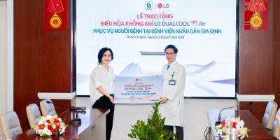 LG trao tặng điều hòa không khí phục vụ người bệnh tại Bệnh viện Nhân dân Gia Định
