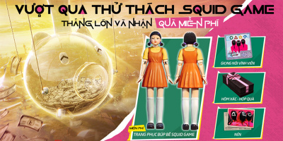 Bước vào vũ trụ Squid Game của Netflix trong Garena Free Fire