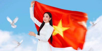 Hoa hậu Biển đảo Việt Nam 2025 Mỹ Linh đẹp tựa nàng thơ mừng 2/9