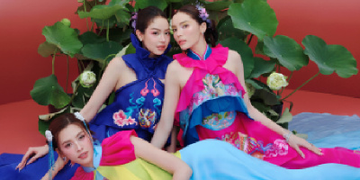Tiểu Vy - Thanh Thủy - Kỳ Duyên: Nàng thơ của Linh San trong show Lụa Là Trà Hoa