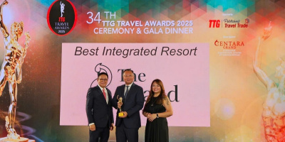The Grand Ho Tram nhận giải “Khu nghỉ dưỡng phức hợp tốt nhất” tại TTG Travel Awards