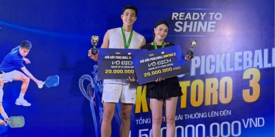 Dàn sao Việt phô diễn kỹ thuật trong giải đấu Pickleball Kootoro