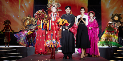 Kim Nguyên & Hùng Trần đạo diễn chuỗi show thời trang ở Diễn đàn Kinh tế TP. HCM 2025