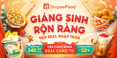 “Ông già Noel” ShopeeFood ghé thăm, phát quà món ngon xịn sò nhân dịp Giáng sinh