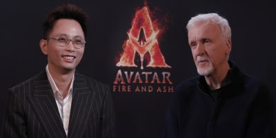 Rhymastic gặp gỡ đạo diễn James Cameron tại sự kiện công chiếu "Avatar: Lửa và tro tàn"