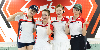 Bảo Thy, Hương Giang hết mình ở sân chơi Pickleball do Chi Bảo tổ chức