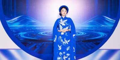 Hoa hậu Annie Nguyễn đằm thắm với áo dài trên thảm đỏ