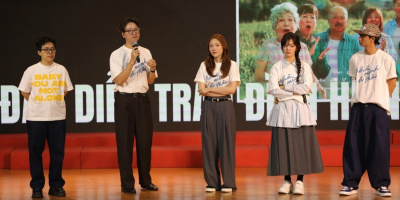 Dàn cast "Nhà mình đi thôi" mang câu chuyện gia đình vào giảng đường