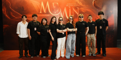 Minh Hằng bất ngờ xuất hiện tại buổi khai máy phim "Mẹ mìn"