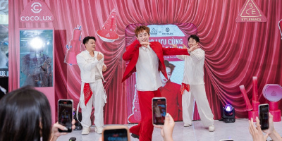 Anh trai CongB “đốt cháy” sự kiện COCOLUX x 3CE, hàng trăm gen z tham gia trải nghiệm
