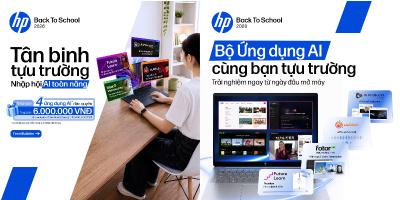 HP tặng “khủng” 4 ứng dụng AI khi mua laptop OmniBook và Gaming mùa tựu trường 2026