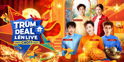 ShopeeFood khao deal phá cỗ giảm đến nửa giá tại Trùm Deal Lên Live 20/9