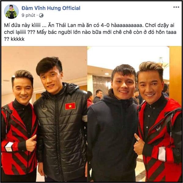 Dàn sao Việt ăn mừng chiến thắng lịch sử của U23 Việt Nam trước U23 Thái Lan - Tin sao Viet - Tin tuc sao Viet - Scandal sao Viet - Tin tuc cua Sao - Tin cua Sao
