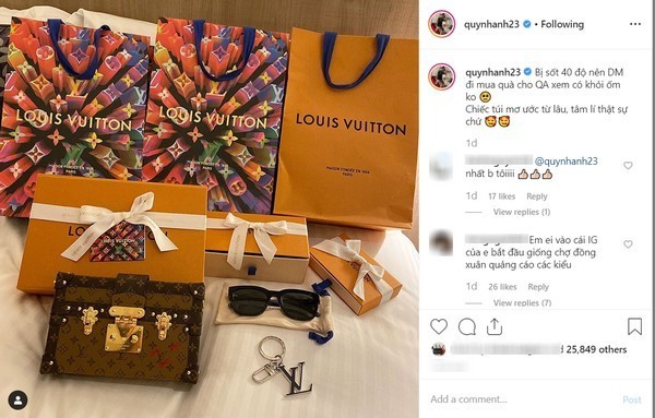 
Chiếc túi Louis Vuitton Petite Malle có giá 5.500 USD.