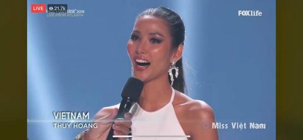 Hoàng Thùy đọc thành ngữ khi được vào Top 20 Miss Universe 2019 - Tin sao Viet - Tin tuc sao Viet - Scandal sao Viet - Tin tuc cua Sao - Tin cua Sao