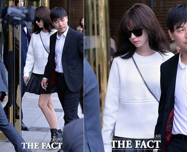  
Tâm điểm của scandal, Han Hyo Joo lộ vẻ mệt mỏi - Ảnh The Fact