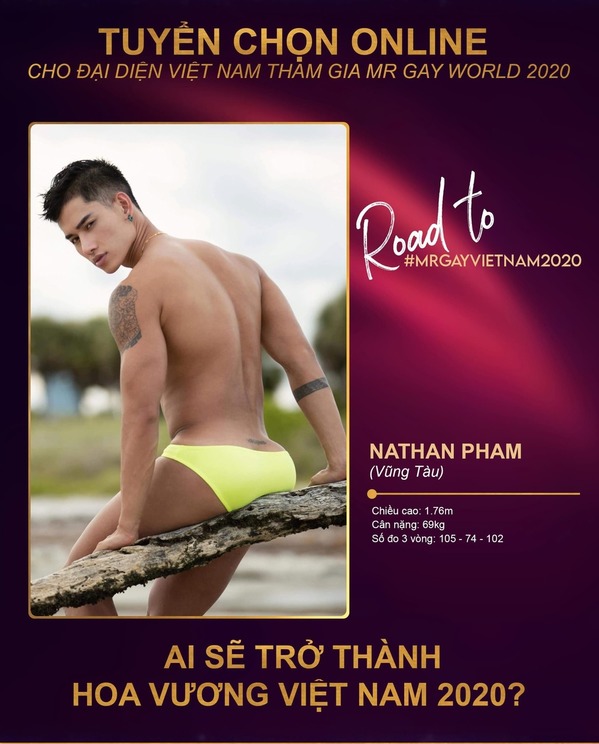  
Nathan Phạm từng đoạt giải Á vương 1 cuộc thi Mr Vietnamese USA 2020. Sự trở lại của anh ở cuộc thi này chắc chắn sẽ khiến các đối thủ phải dè chừng (Ảnh: Page cuộc thi)