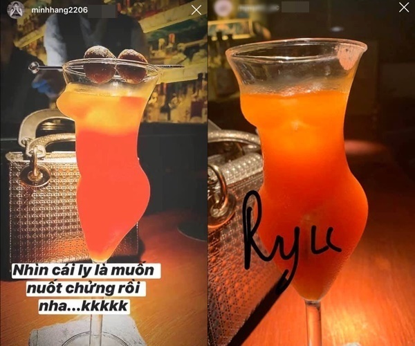  
Minh Hằng vừa cập nhật trên Instagram hình ảnh đi ăn uống và Instagram của người đàn ông này cũng đăng tải ảnh tương tự. Ảnh: Chụp màn hình