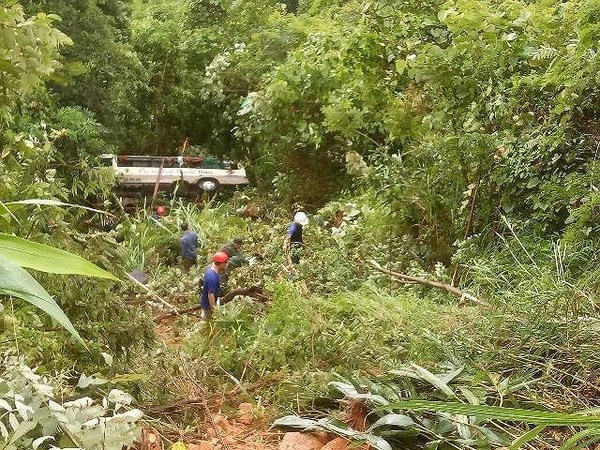  
Một vụ tai nạn xe khách lao xuống vực cũng từng xảy ra ở Quảng Ninh. (Ảnh: ATGT)