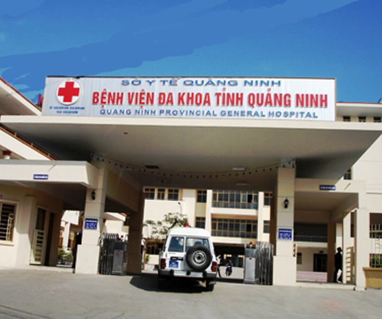  
Bệnh viện Đa khoa Quảng Ninh - nơi bệnh nhân đang điều trị sau vụ tai nạn. (Ảnh: Vinatel)