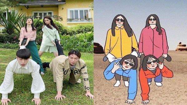 Hòa Minzy và gia đình Hoa Dâm bụt 'lầy lội' gây bão với chùm ảnh theo style  ảnh hội nhóm | N News | - YouTube
