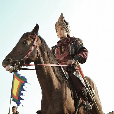  
Diễn viên Lý Hùng trong tạo hình vua Quang Trung. (Ảnh: Phim Tây Sơn Hào Kiệt)