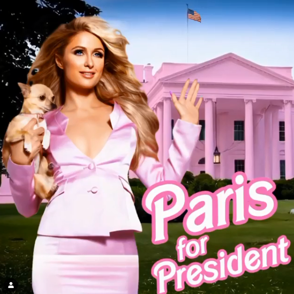 Sau Kanye West, &quot;người đẹp tỷ phú&quot; Paris Hilton bất ngờ tuyên bố tranh cử Tổng thống Mỹ? - Ảnh 2.