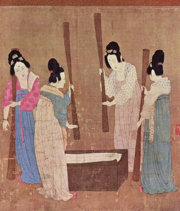  
Mỹ nhân Trung Hoa xưa cũng rất coi trọng việc tắm rửa. (Ảnh minh họa: Pinterest)