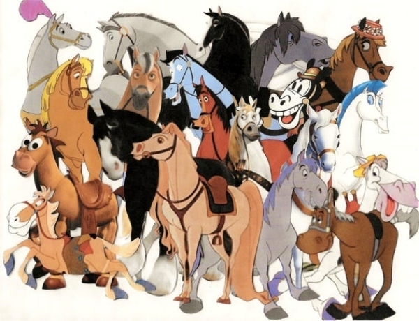  
Những chú ngựa xuất hiện với mật độ dày đặc trong các bộ phim Disney (Ảnh: Disney)