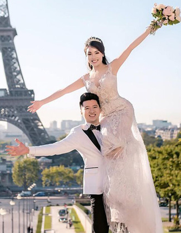  
Vợ chồng nam diễn viên Trọng Hưng - Âu Hà My cũng từng chọn Paris để chụp bộ ảnh cưới (Ảnh: FBNV). - Tin sao Viet - Tin tuc sao Viet - Scandal sao Viet - Tin tuc cua Sao - Tin cua Sao