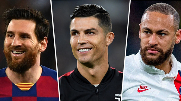 Top 10 cầu thủ lương cao nhất thế giới năm 2020, Messi, Ronaldo, Neymar, Salah, Mbappe, Griezmann, Pogba, Oscar, Oezil, Iniesta, MU, Barcelona, Juventus, PSG, Arsenal