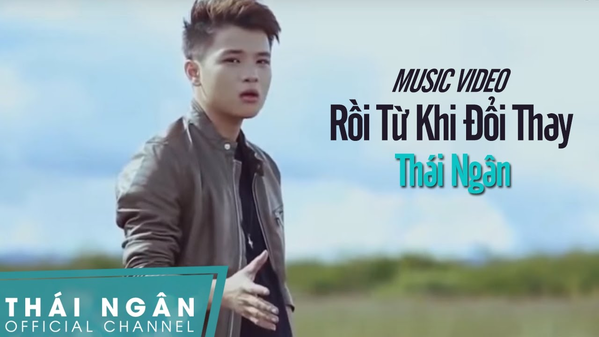 Single đầu tay của Phạm Đình Thái Ngân không mang lại tiếng vang lớn cho anh - Ảnh youtube