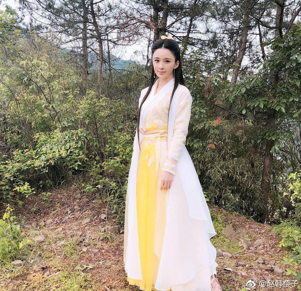  
Vẻ đẹp tựa thần tiên của Triệu Anh Tử được đánh giá cao qua bộ phim Ỷ Thiên Đồ Long ký 2019 - Ảnh weibo