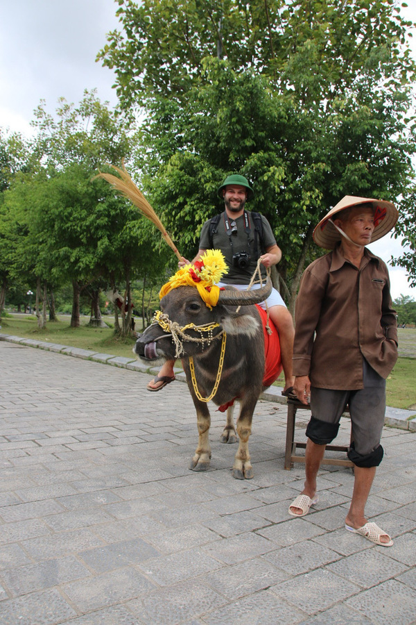       
Nhiều du khách cũng biết tới người đàn ông dắt trâu tại Ninh Bình (Ảnh: Facebook)