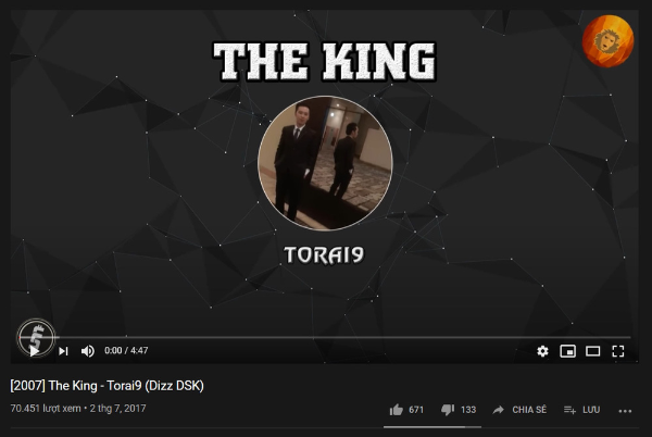  
Hầu hết bài rap của Torai9 đều là rap diss với ca từ mạnh mẽ. (Nguồn: Youtube)