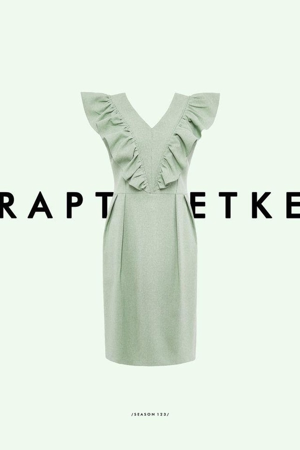 Set Áo Croptop & Chân váy Midi màu Xanh Mint nơ Cườm | Mộc Cotton Clothing