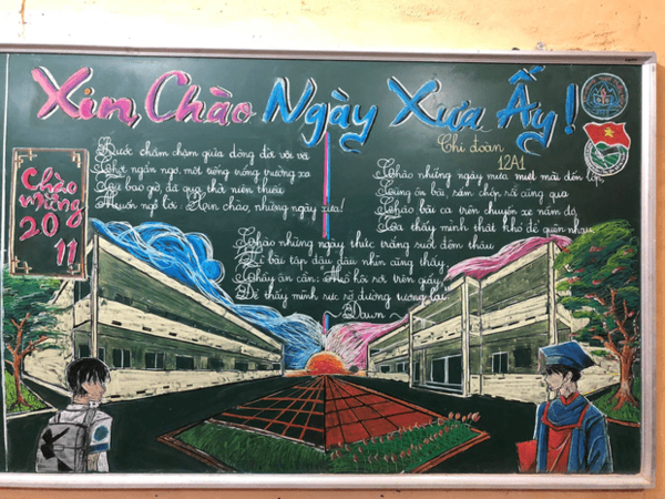 Tranh vẽ của học sinh tặng thầy cô Ngày nhà giáo Việt Nam 2011 Phần 2   TH Gia Thụy
