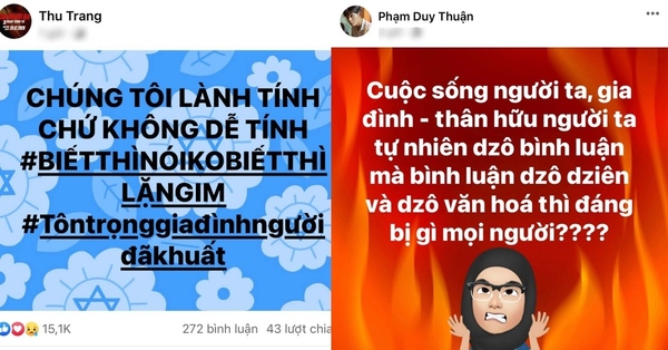  
Thu Trang và Jun Phạm là hai trong số những người vô cùng bức xúc (Ảnh: Facebook nhân vật) - Tin sao Viet - Tin tuc sao Viet - Scandal sao Viet - Tin tuc cua Sao - Tin cua Sao