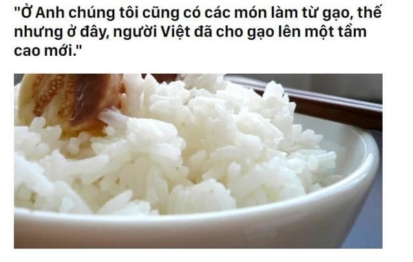  
Gạo nguyên liệu có ý nghĩa không chỉ to lớn về mặt ẩm thực và còn về đời sống tinh thần của người Việt Nam. (Ảnh: Nhóm Việt Nam Ơi)