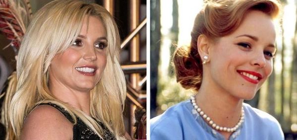  
Rachel McAdams đã "cướp vai" của công chúc nhạc pop Britney Spears
