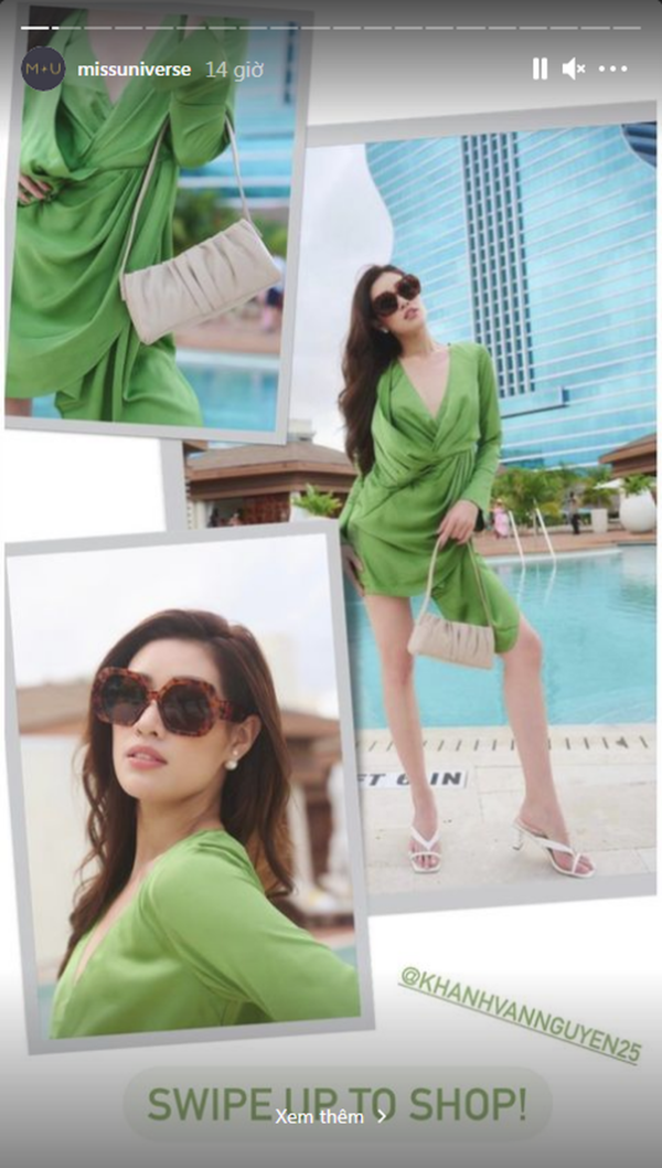 Khánh Vân liên tục xuất hiện trên Instagram của Miss Universe: Khi thì dịu dàng, khi lại &quot;quẩy bung nóc&quot; - Ảnh 4.