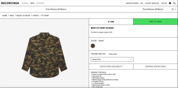  
Chiếc áo khoác của Lisa có giá hơn một ngàn USD. (Ảnh: Chụp màn hình)