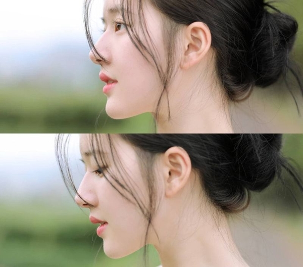  
Gương mặt tựa nữ thần của nữ diễn viên làm bao con tim say đắm. (Ảnh Weibo)