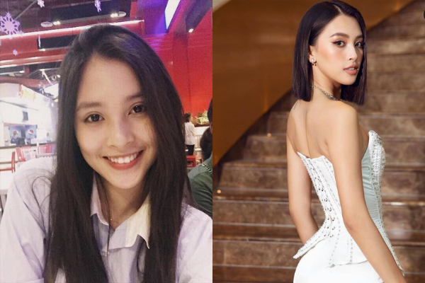  
 Hoa hậu Việt Nam 2018 Tiểu Vy nhiều lần khoe ảnh mặt mộc từ thời còn học cấp 3 với “visual” đỉnh cao. (Ảnh: FBNV)