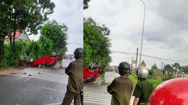  Hiện trường vụ ta.i n.ạn. (Ảnh chụp màn hình)