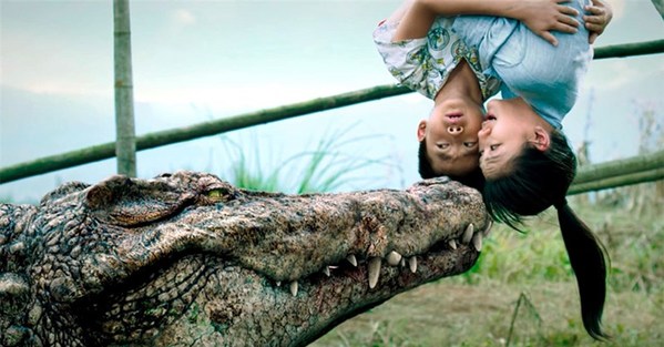 Cảnh phim vừa nguy hiêm vừa hài hước trong Cá Sấu Triệu Đô 