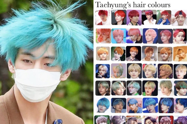 Which Hair Color Sported By BTS' V Is Your Favorite? - Kpopmap