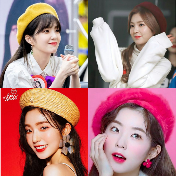  
Trưởng nhóm Red Velvet đáng yêu cùng BST mũ nồi đủ màu sắc. (Ảnh: Naver)